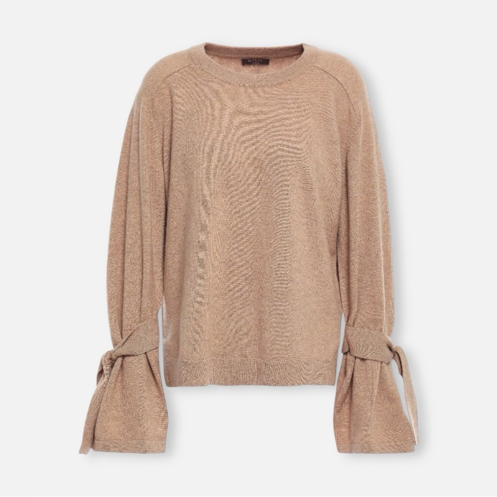 N. Peal | Cashmere Sweater with Tie Sleeves